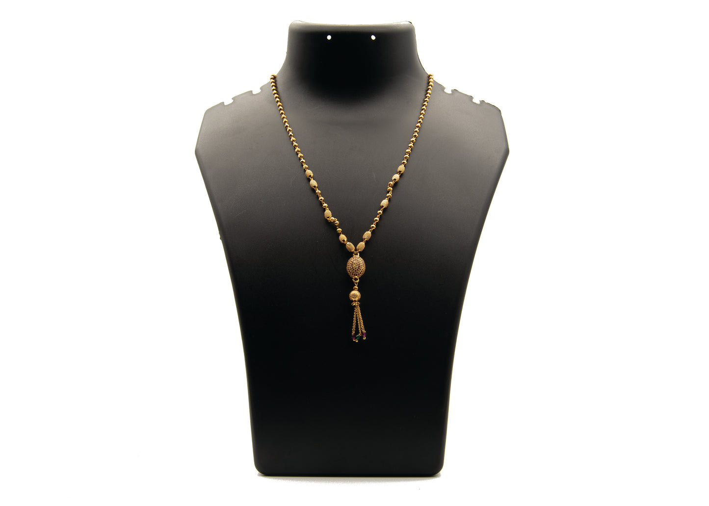 Elegant Designed 1Gm Gold Matar Mala