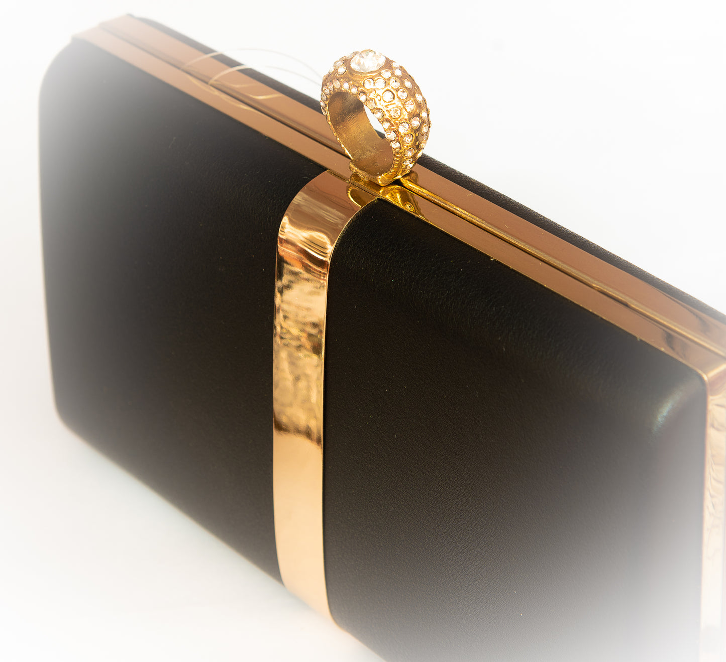 Metal Accent Party Clutch