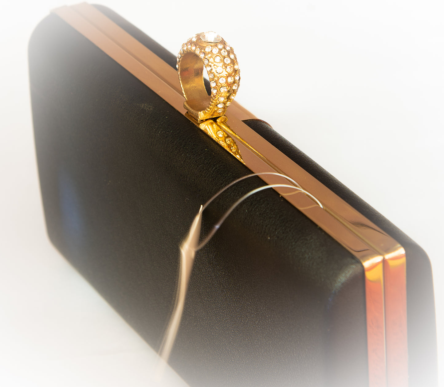 Metal Accent Party Clutch