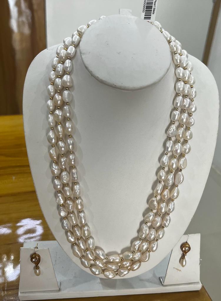 3 Row Pearl Mala
