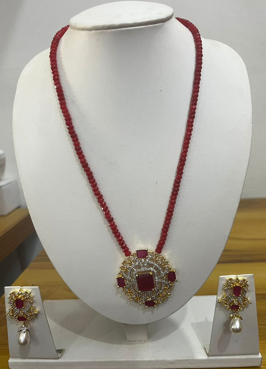 Ruby Chain Pendant