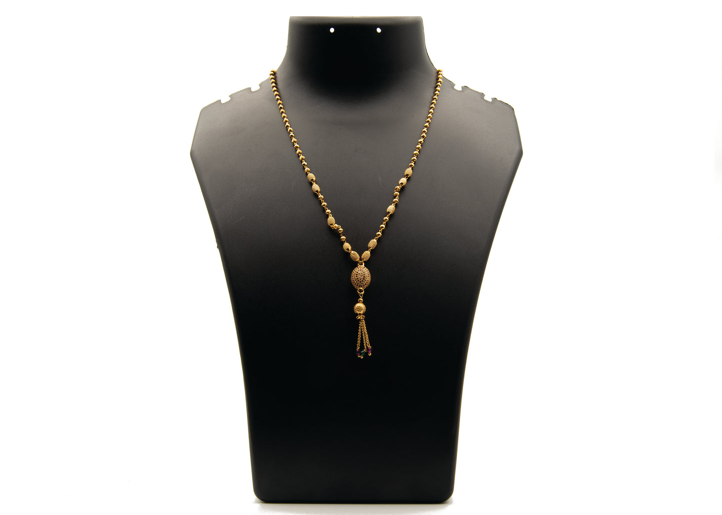 Elegant Designed 1Gm Gold Matar Mala