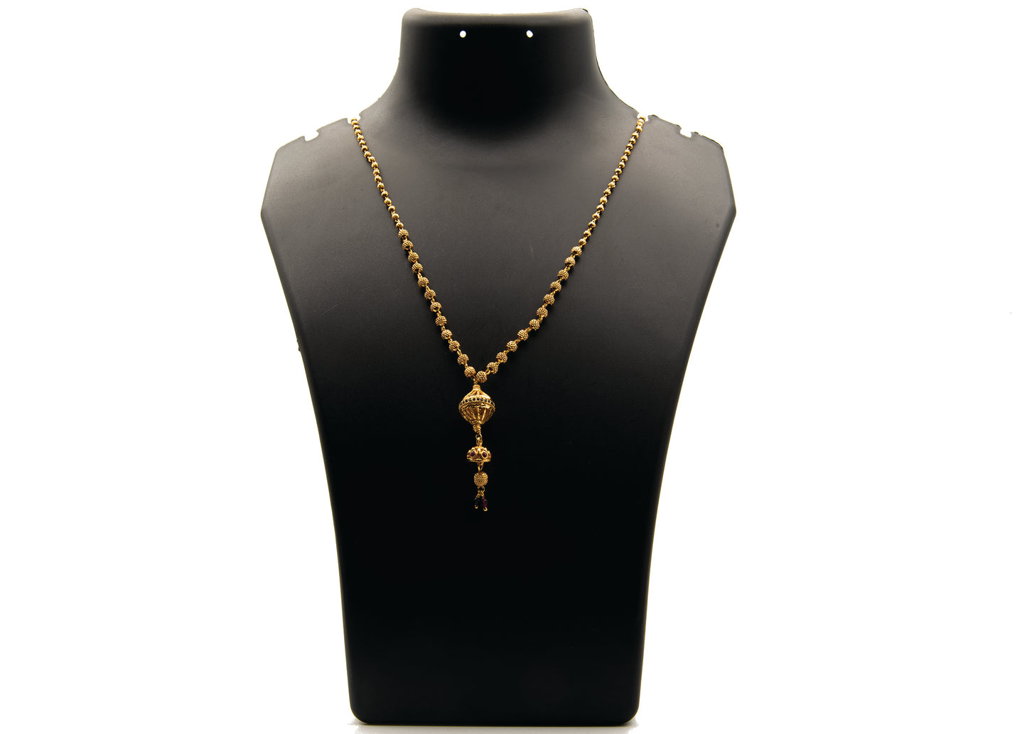 Elegant Unbrella Designed 1Gm Gold Matar Mala
