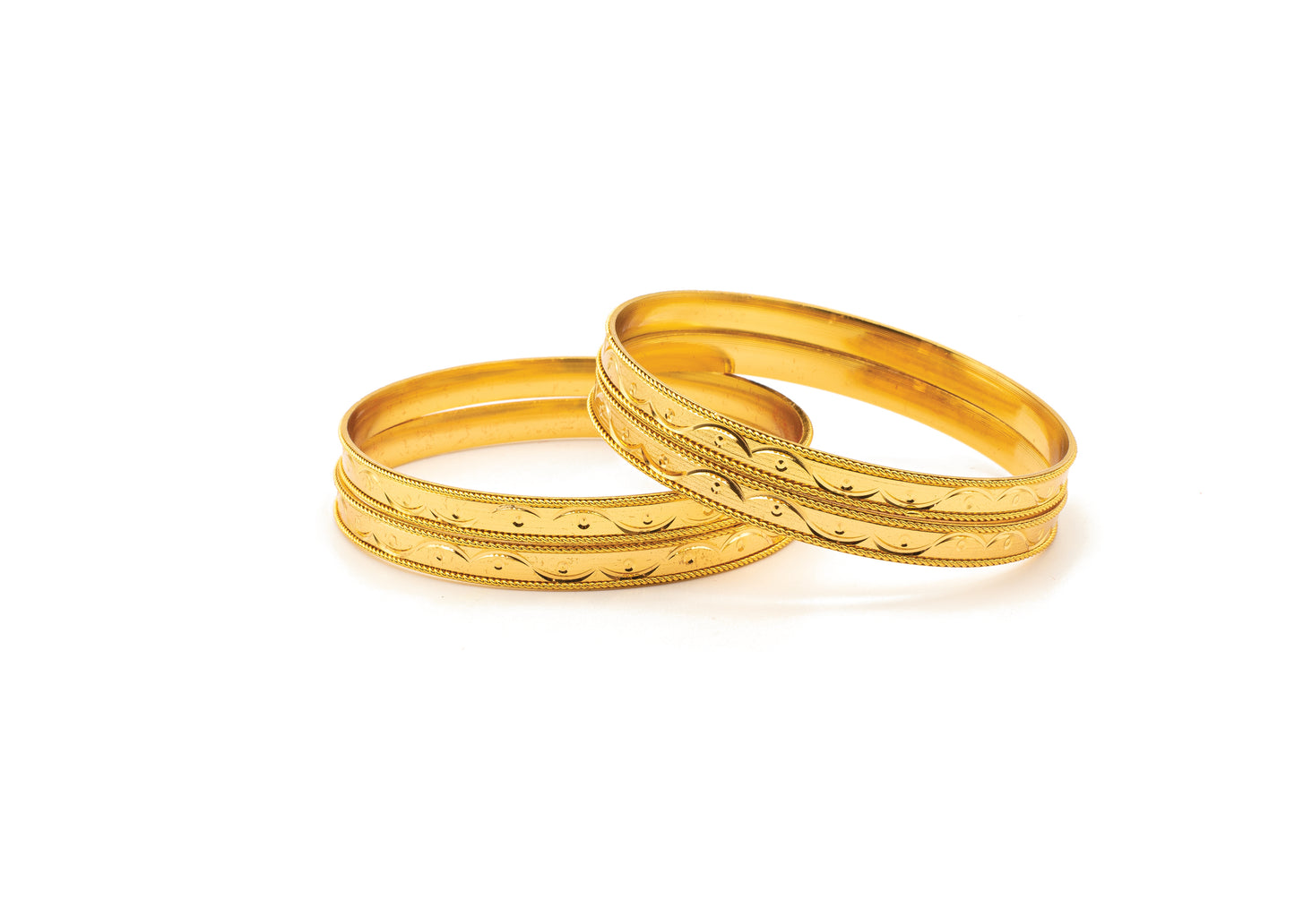 Contemparary Design 1Gm Gold Bangle
