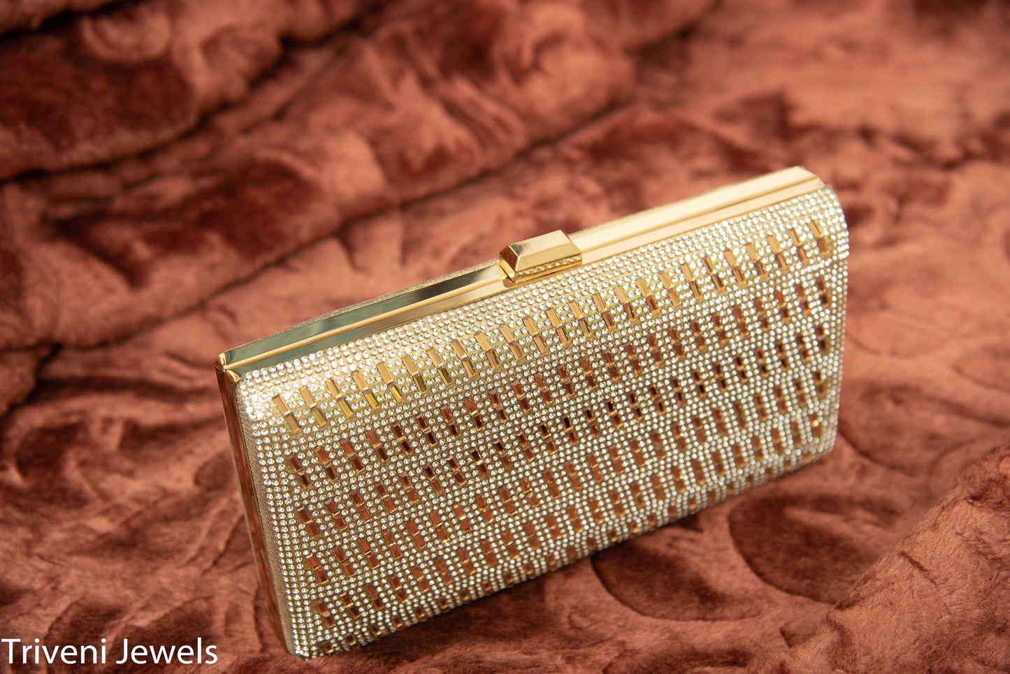 Glitter Gold Clutch