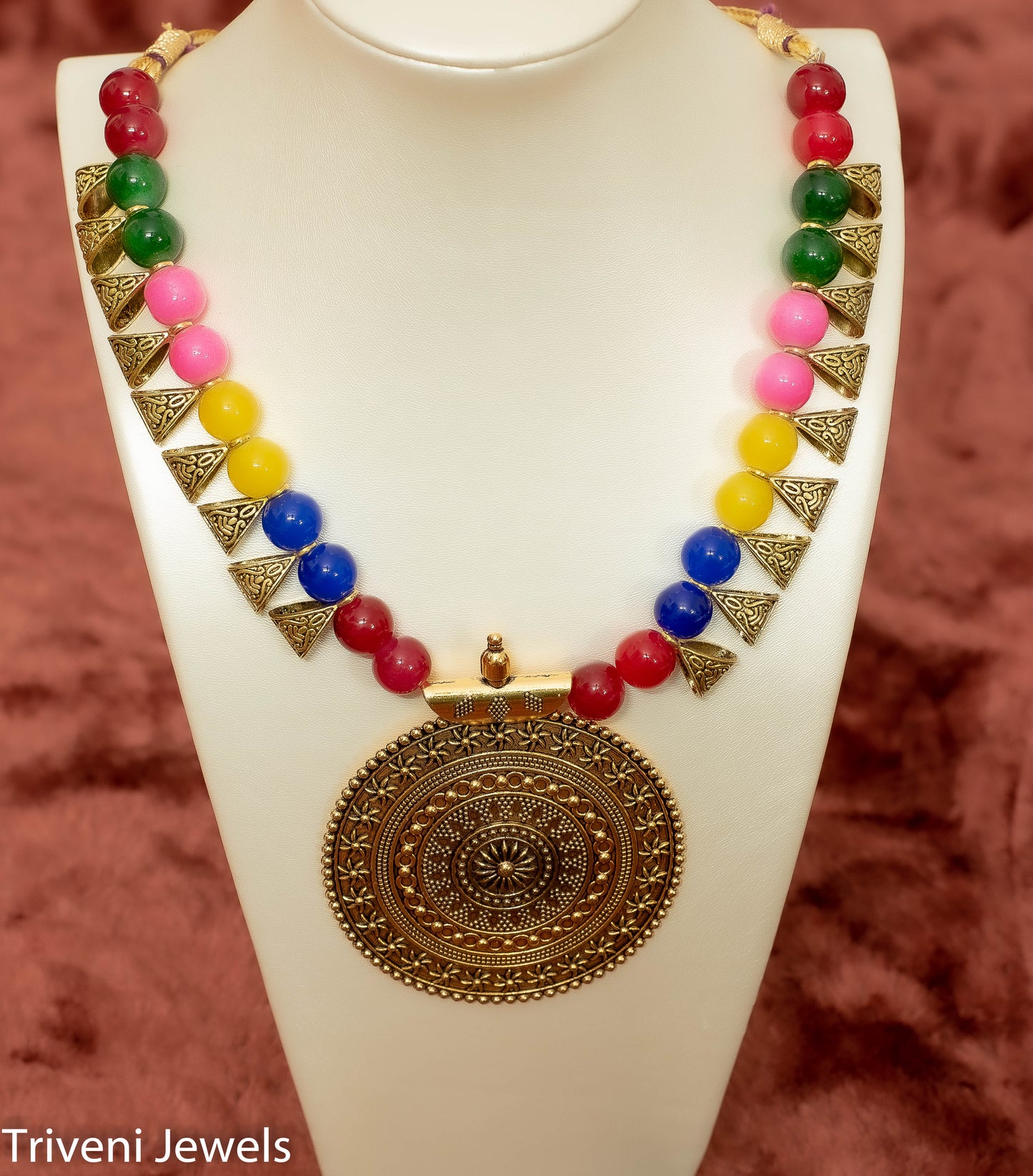 Boho Tribal Afghani Necklace