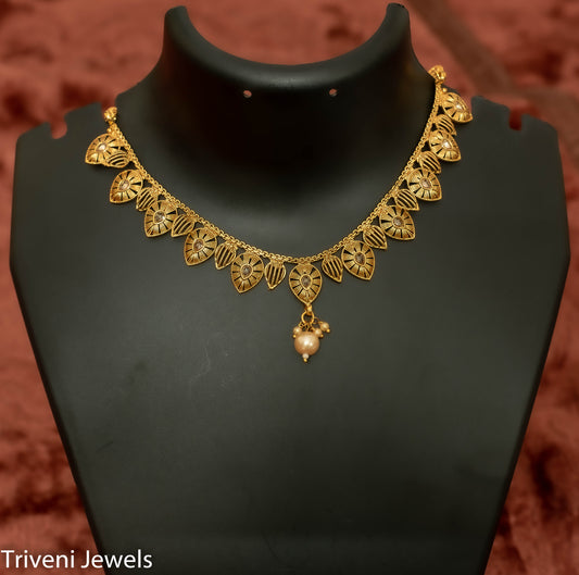 Gold Leaf Necklace