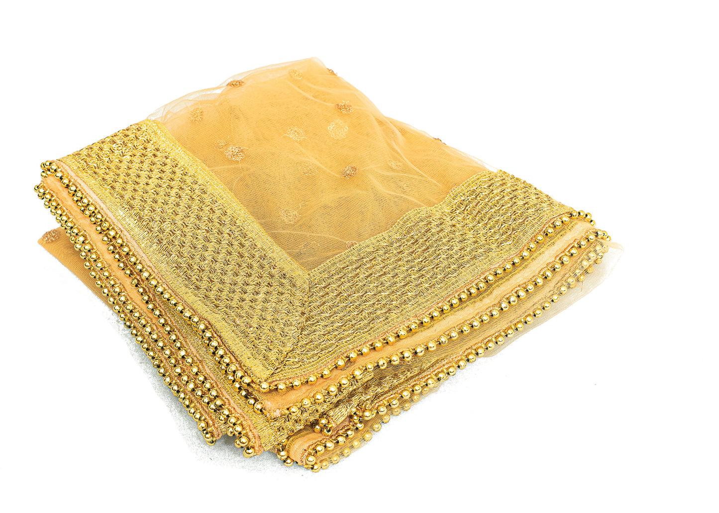 Golden Net Dupatta