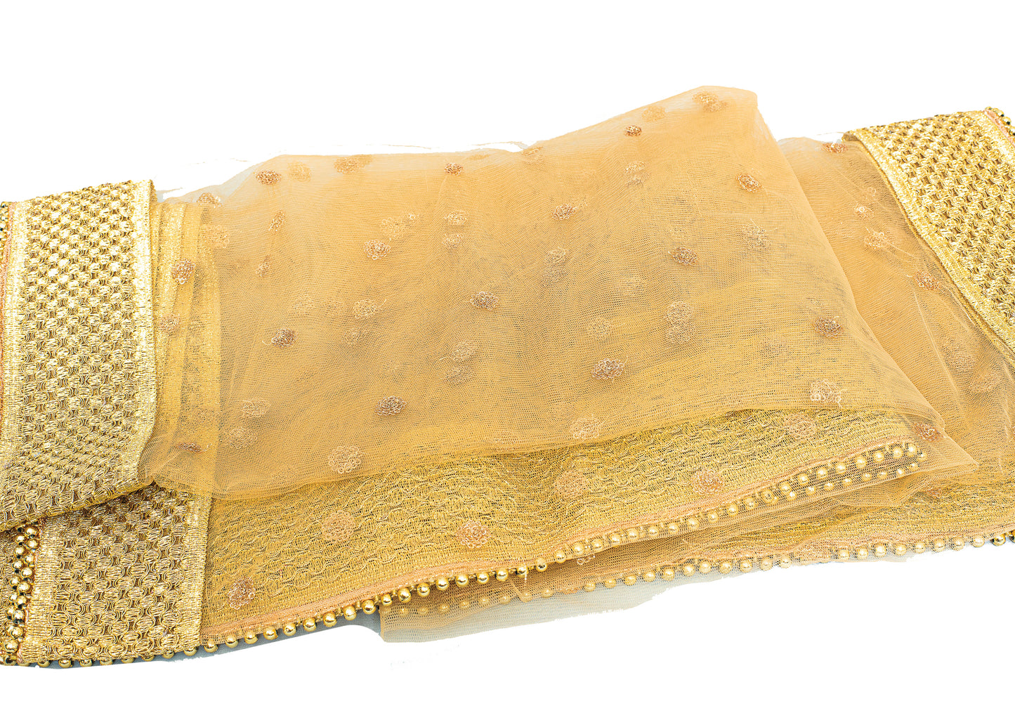 Golden Net Dupatta