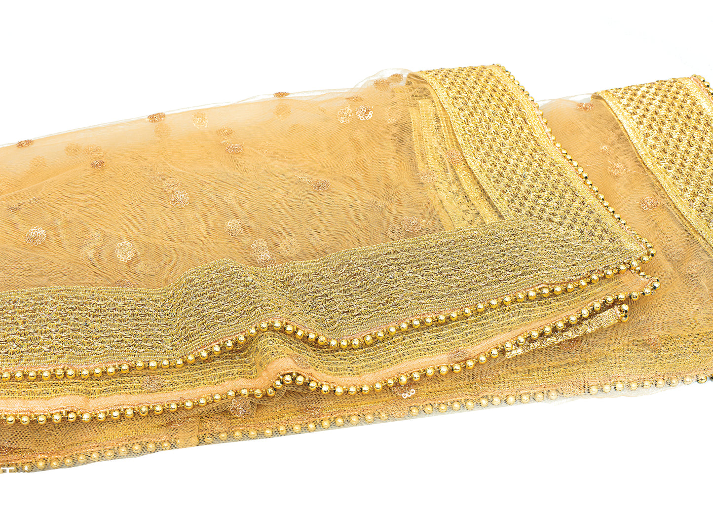 Golden Net Dupatta