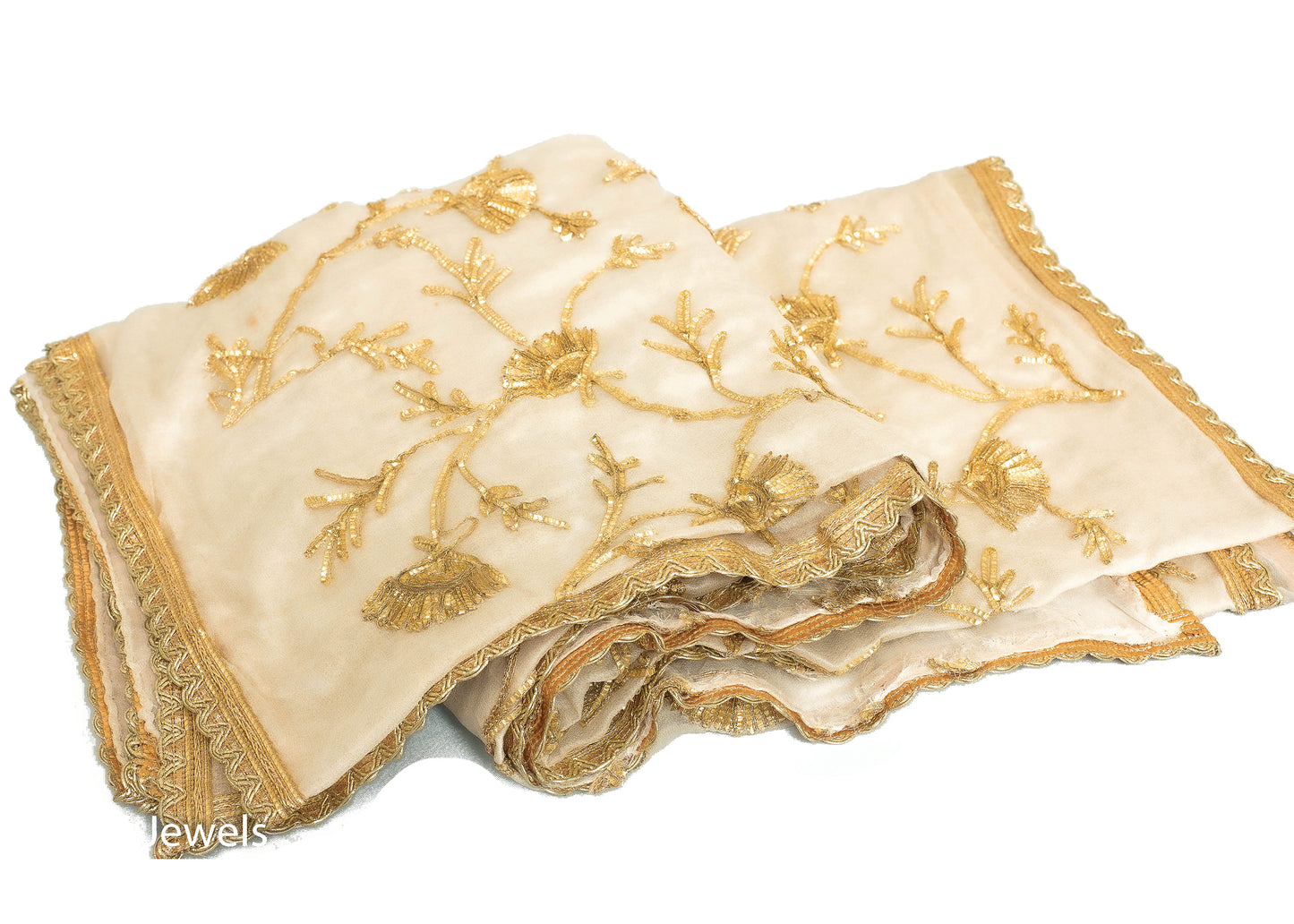 Nazmine Gold Line Dupatta