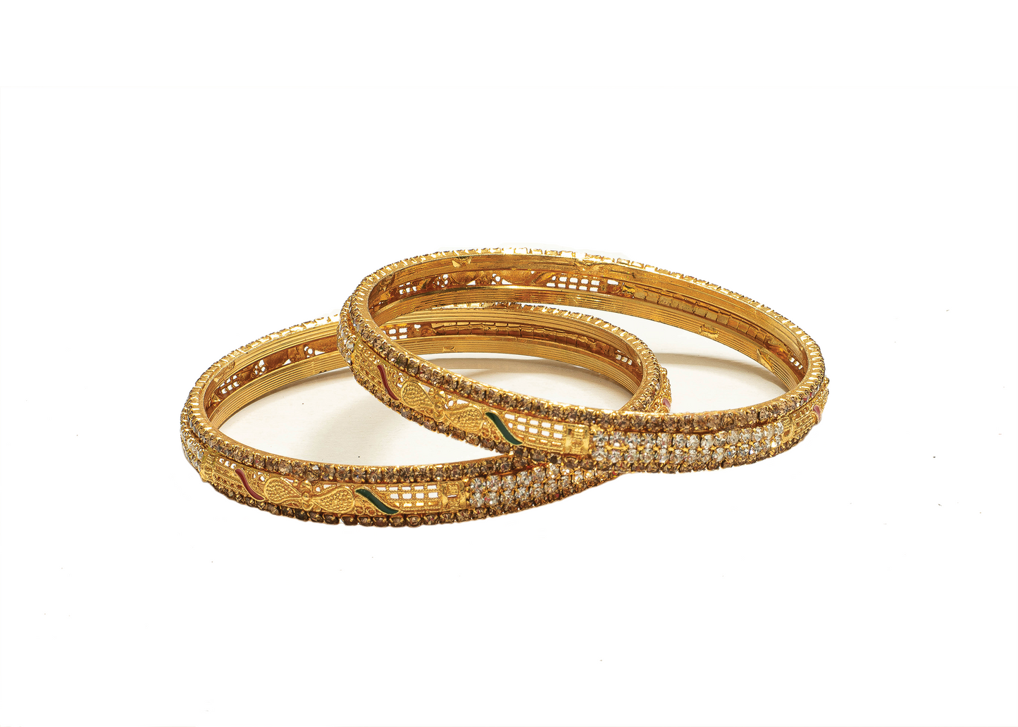 Gold Studded Bangles