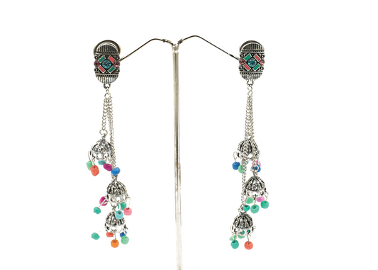 Multi Color Traditional Jhumki