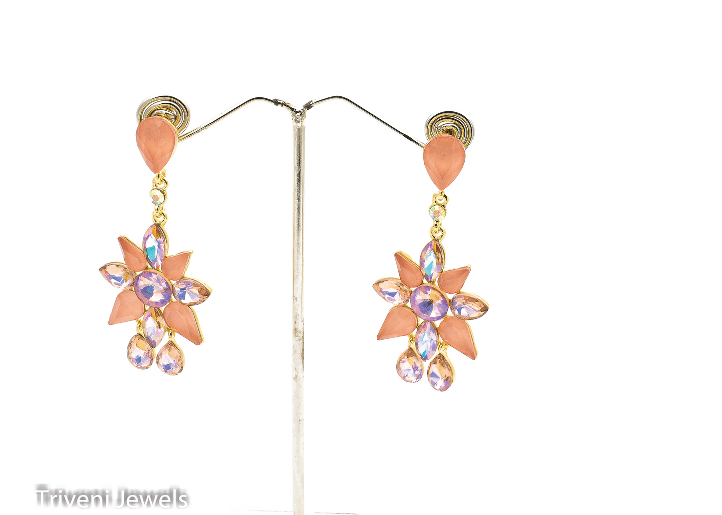 Hyderabadi Peach Dangle
