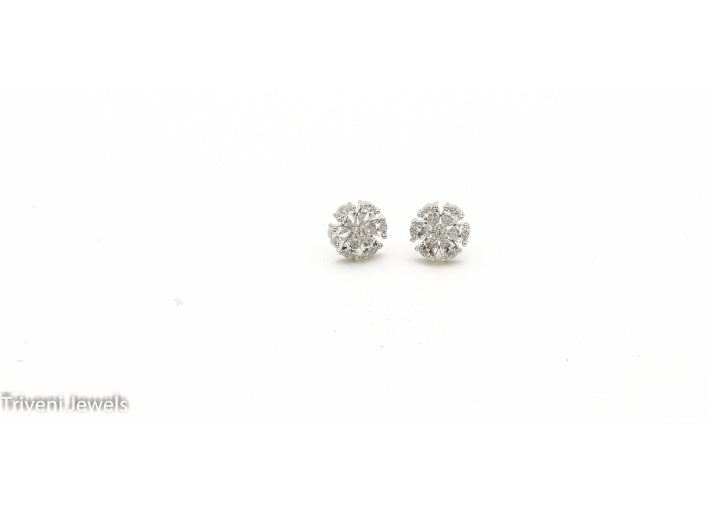 Flower Diamond Earrings