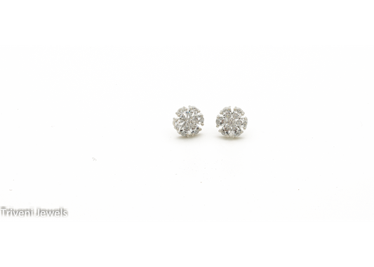 Flower Diamond Earrings