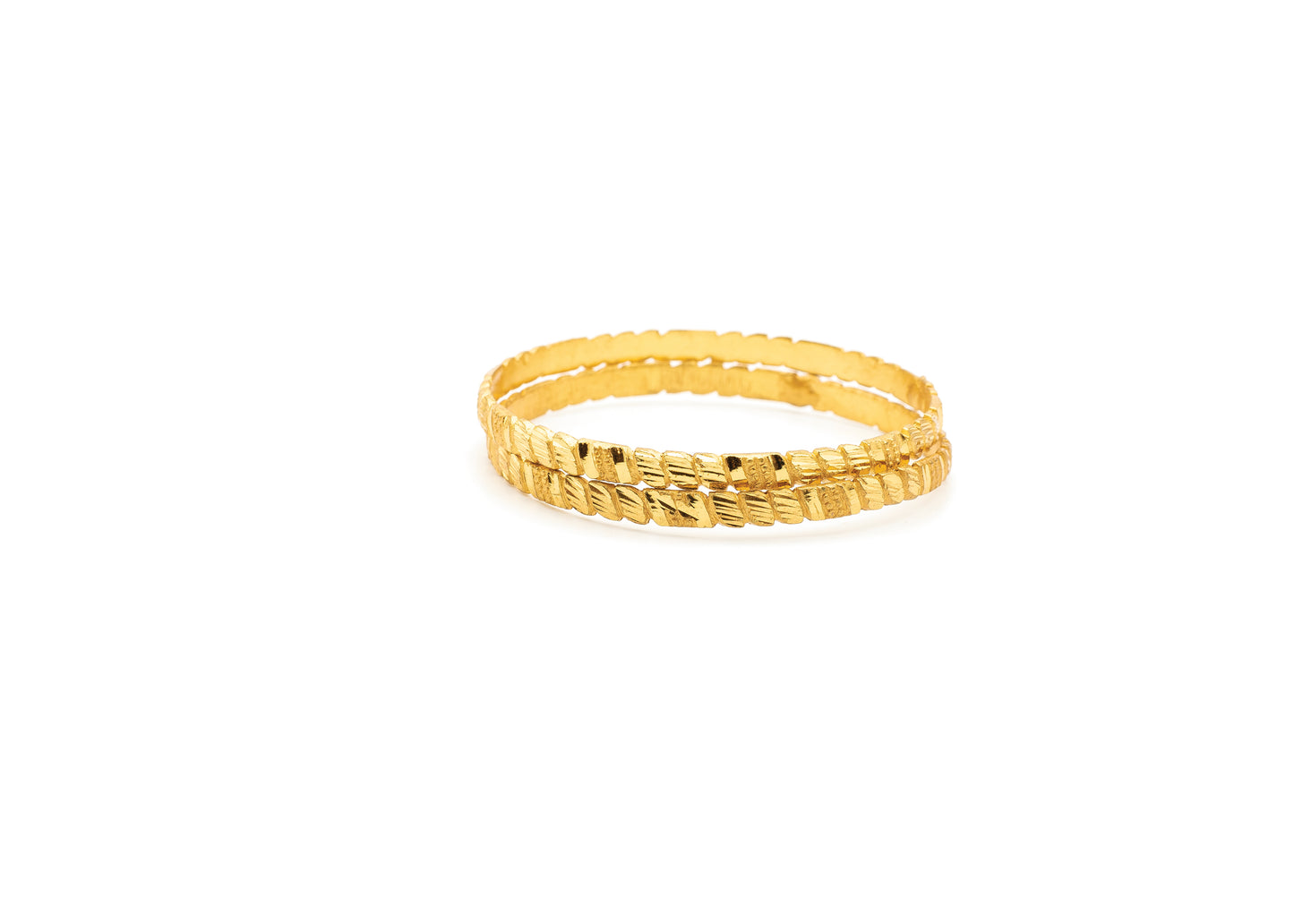 Dot and Slate Designed 1Gm Gold Bangle