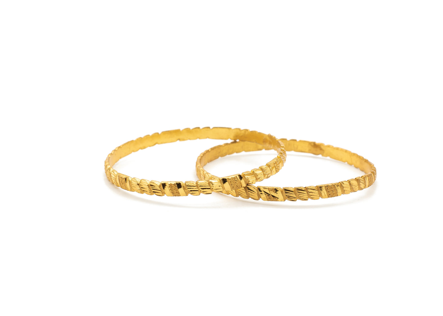 Dot and Slate Designed 1Gm Gold Bangle