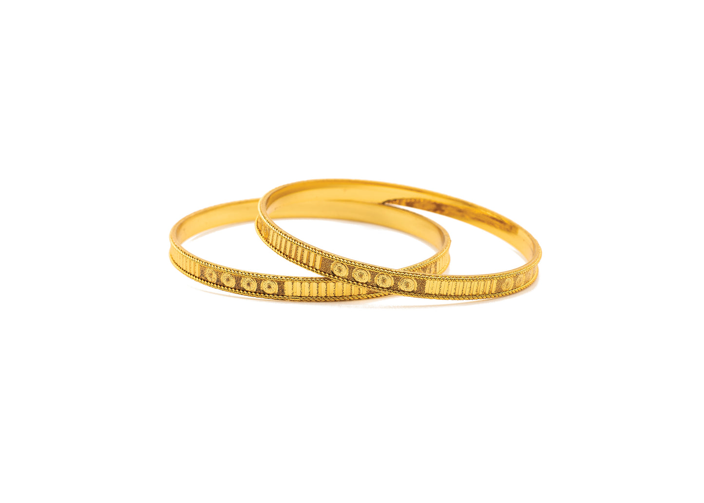 Resplandor 1Gm Gold Bangle