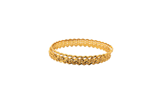 Wind Flow 1Gm Gold Bangle