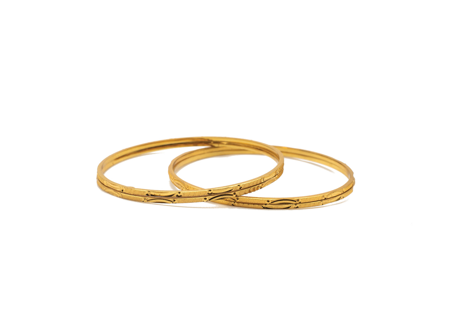 Progettato a onda 1Gm Gold Bangle