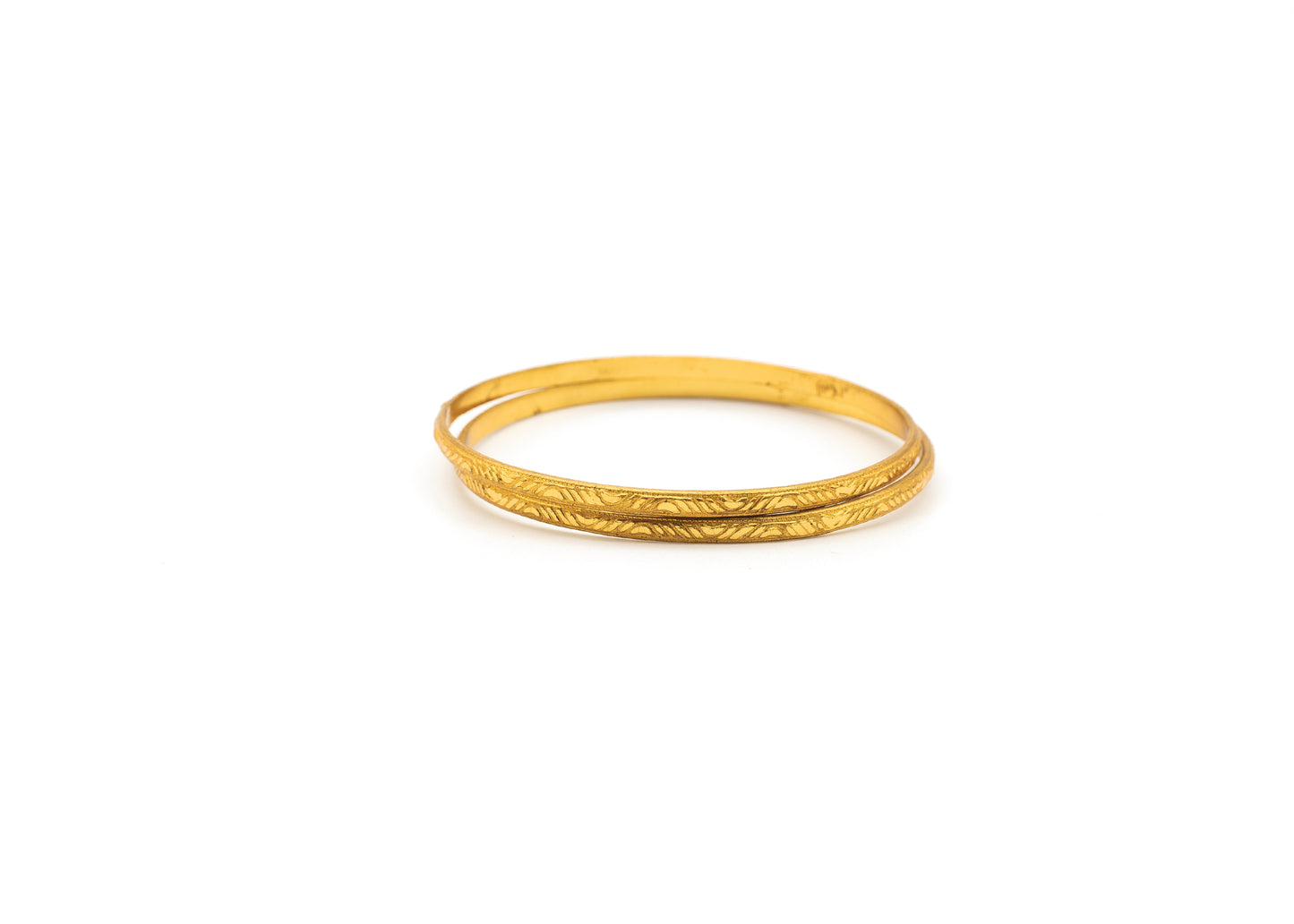 Vague Aqua 1Gm Gold Bangle