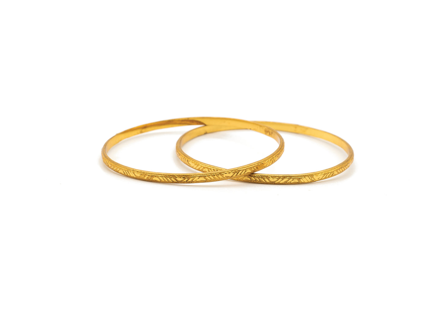 Vague Aqua 1Gm Gold Bangle