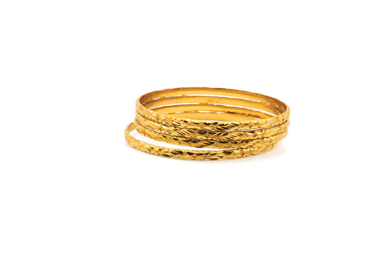 Soft Curves 1 Gm Gold Bangles