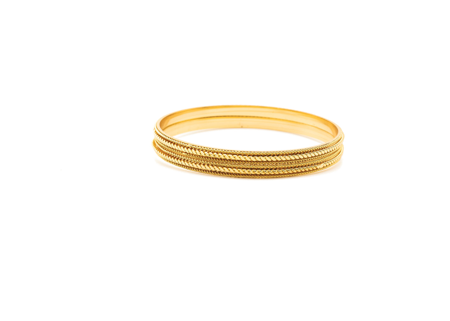 Plain Elegant 1 Gm Gold Bangles