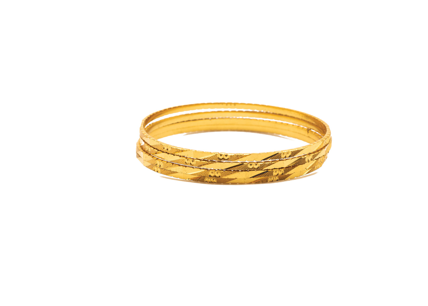 Eyelid 1 Gm Gold Bangles