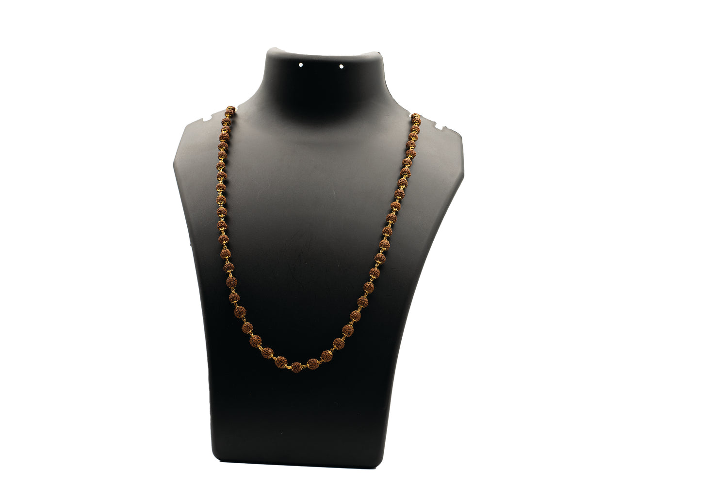 Rudraksh Studded 1Gm Gold Chain