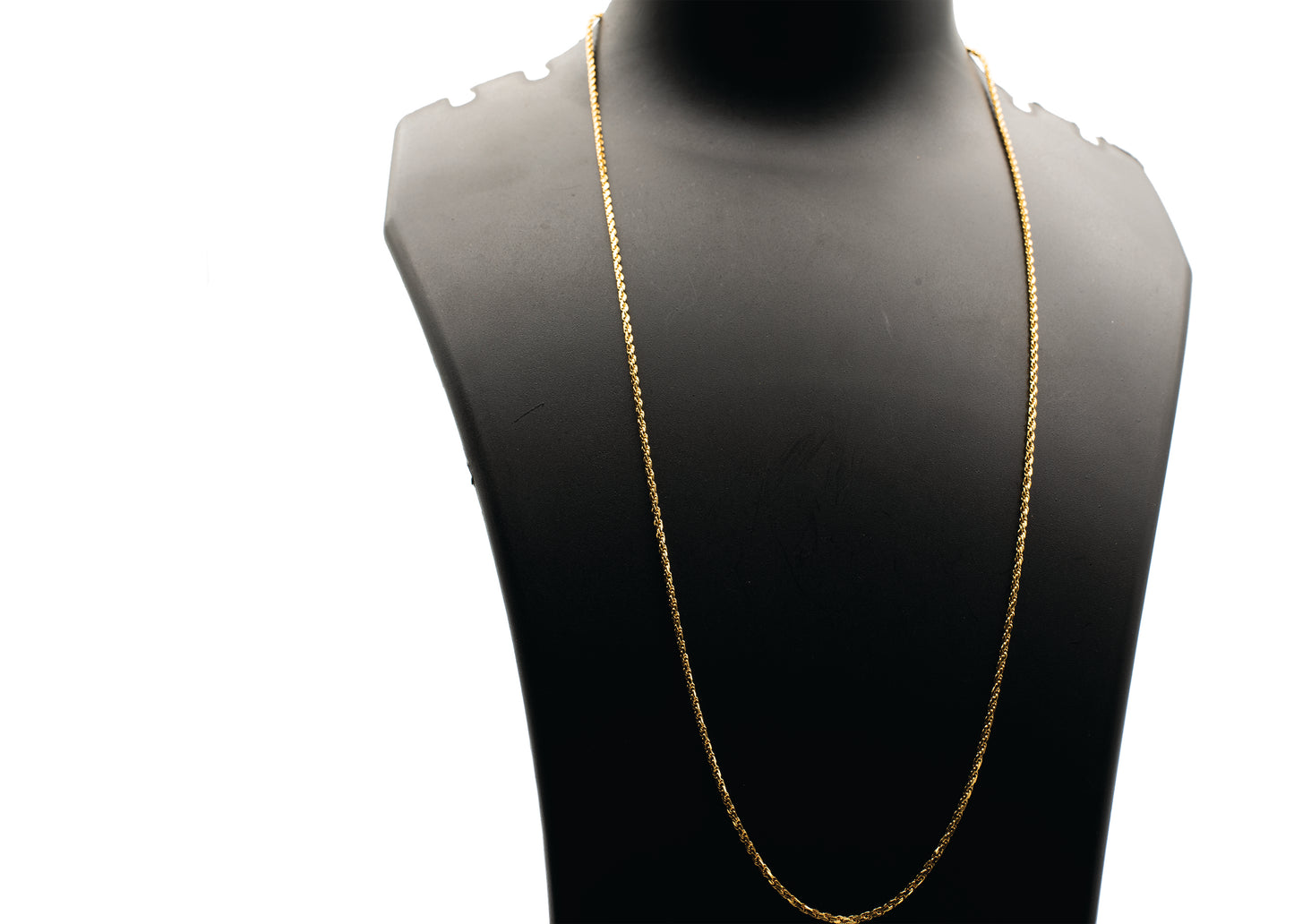 Plain 1Gm Gold Chain - 24 Inch.