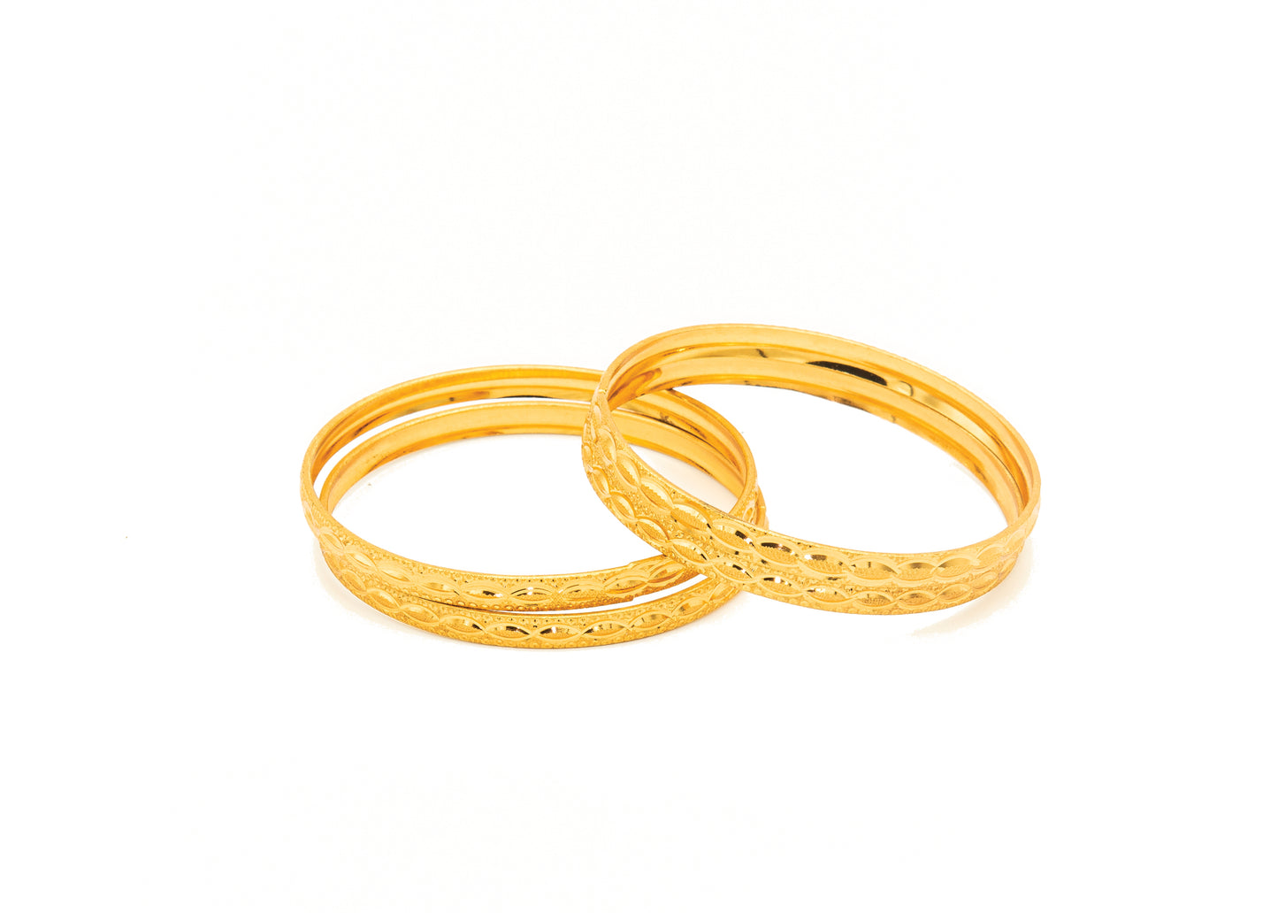 Multi Cut 1Gm Gold Bangles