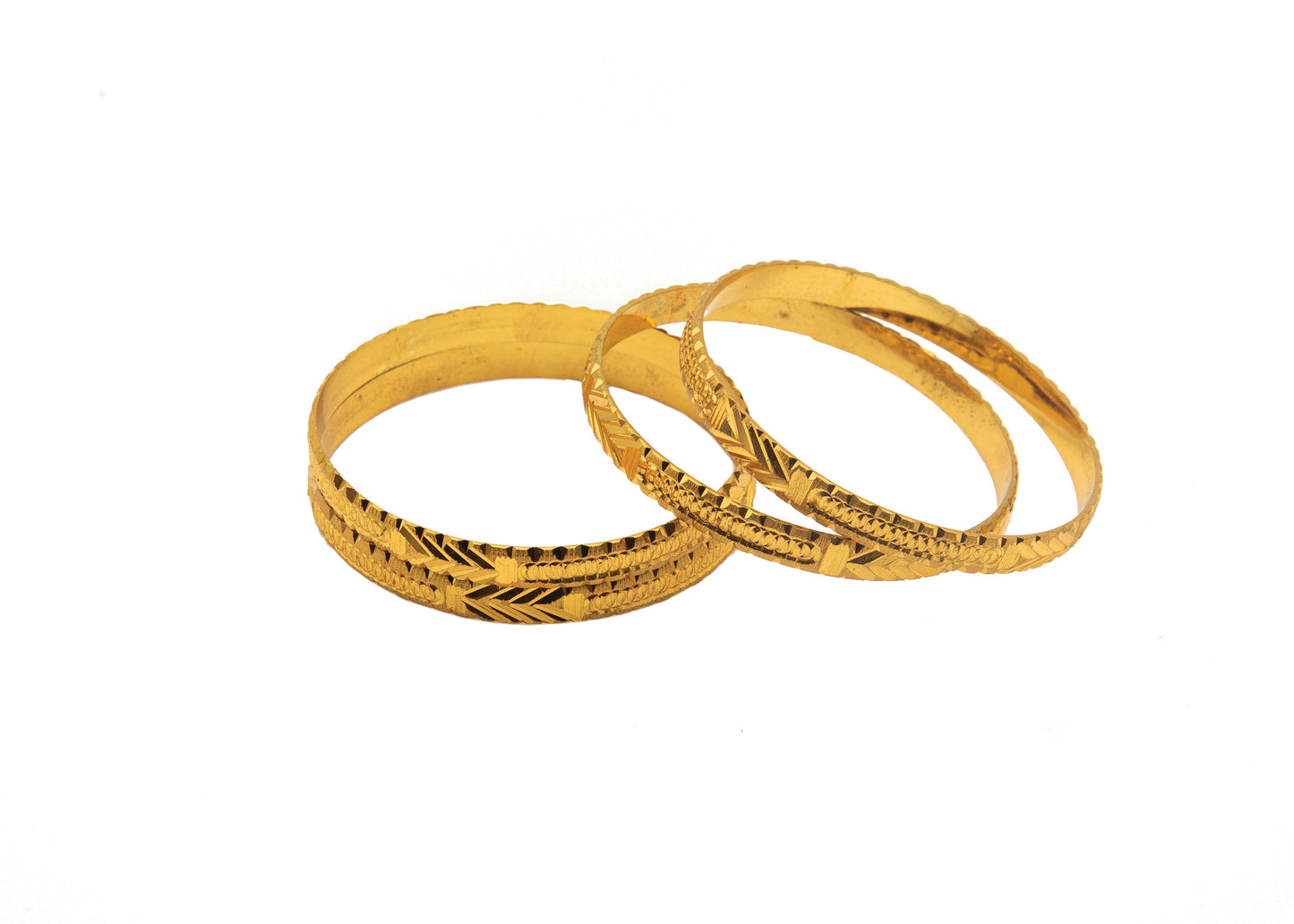 Ocean View 1 Gm Gold Bangles