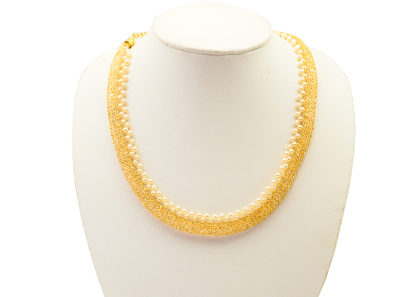 Silky Golden Necklace