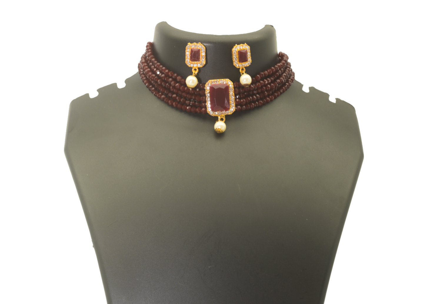 Maroon Choker