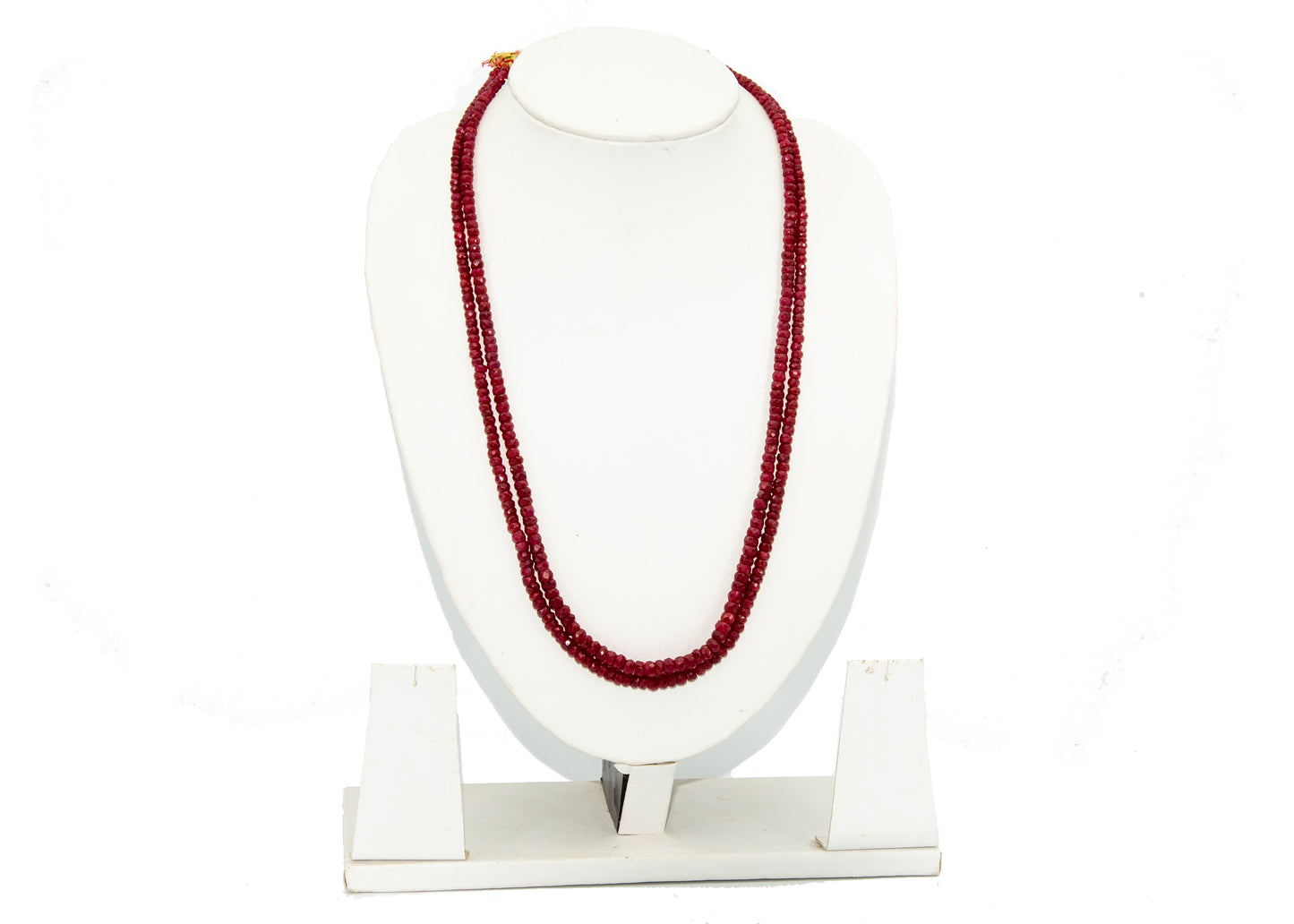 Two Rows Ruby Chain