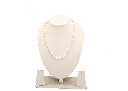 Strand Medium Pearl Mala White