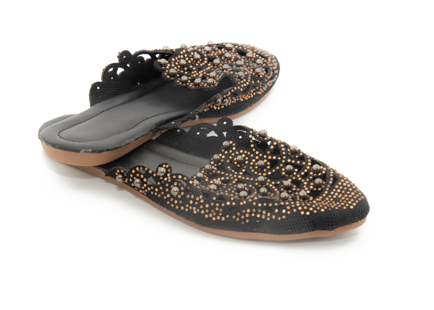 Sarojgi Slipper Black