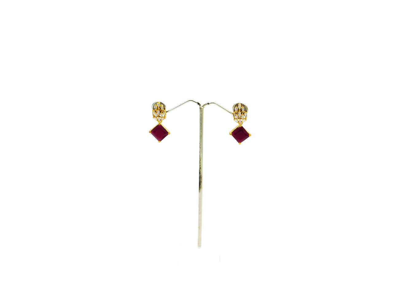 Ruby AD Earring